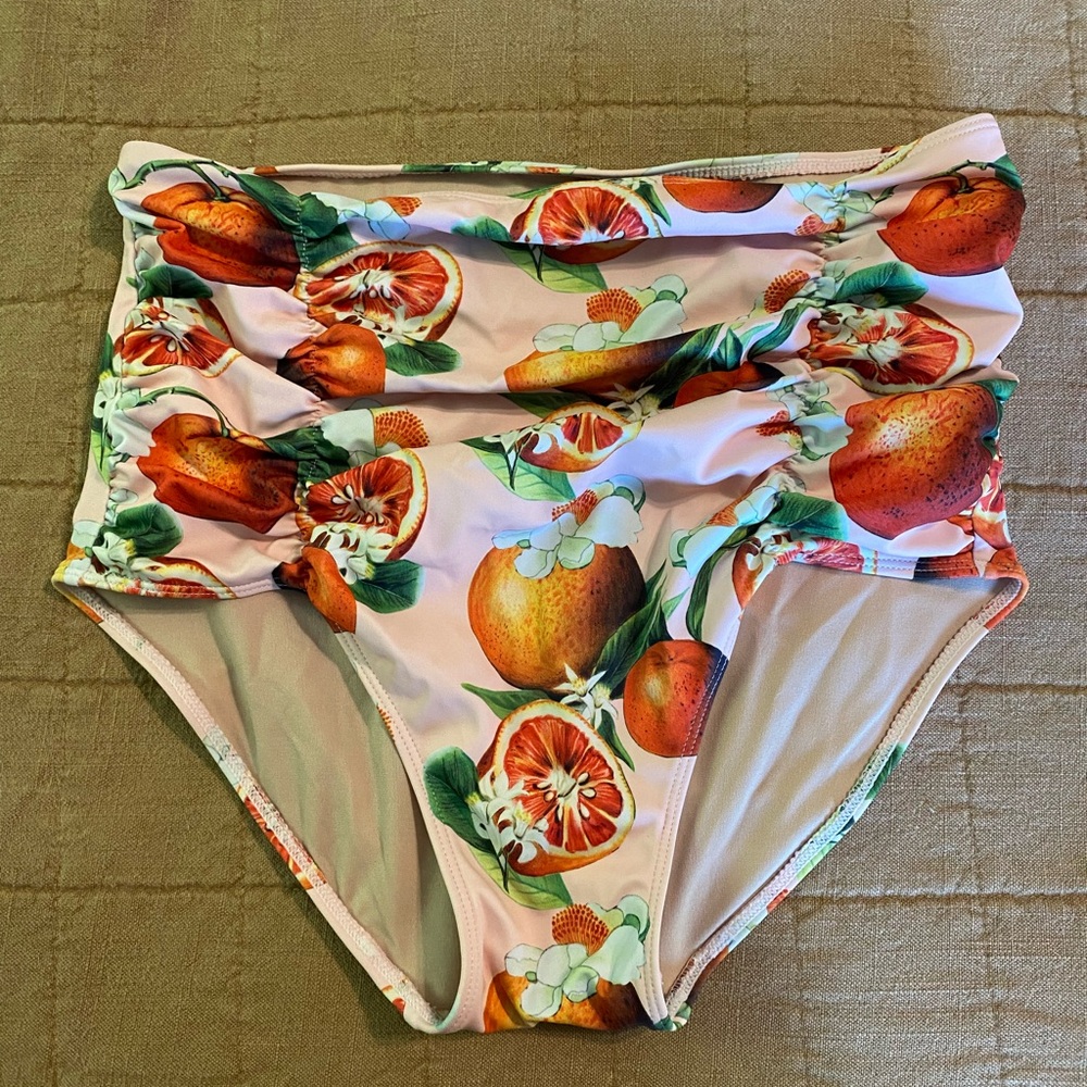 Grapefruit High-Rise Maternity Bottom